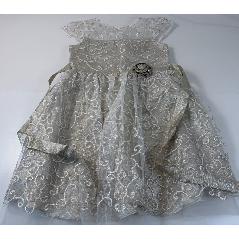 Jona Michelle Tulle Shimmer Dress Cap Sleeve Girl’s Size 10